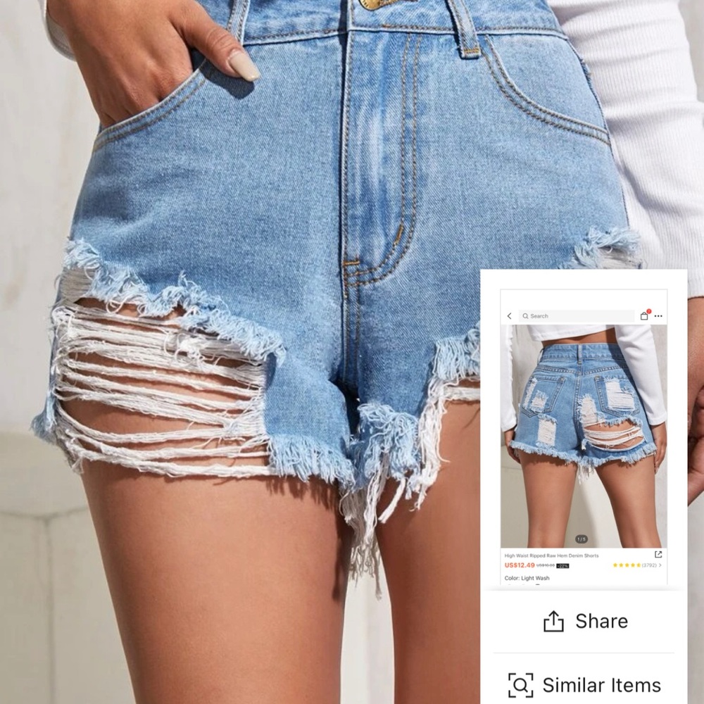 Denim short